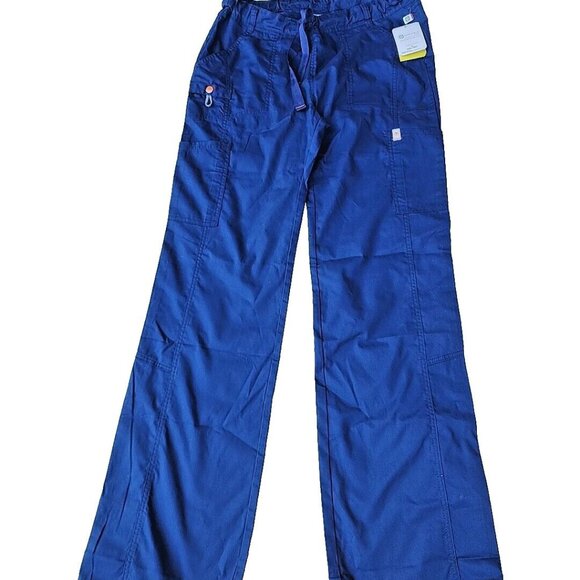 Code Happy Nanotex Certainty Plus Navy Blue Scub Bottom Pants Ladies Sz Sm Tall - Picture 1 of 10